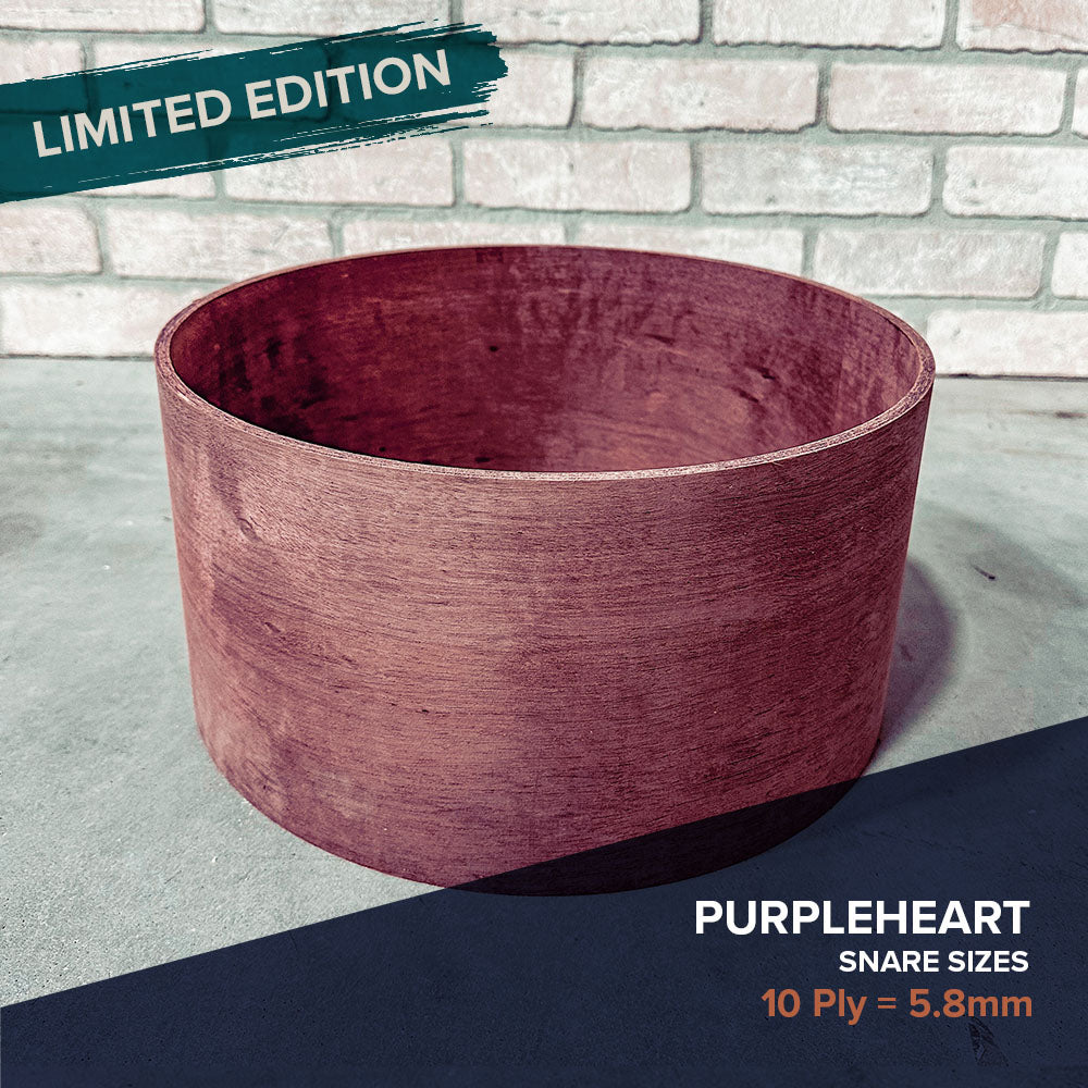 DIY Snare Kit Series [Purpleheart | 10-Ply]