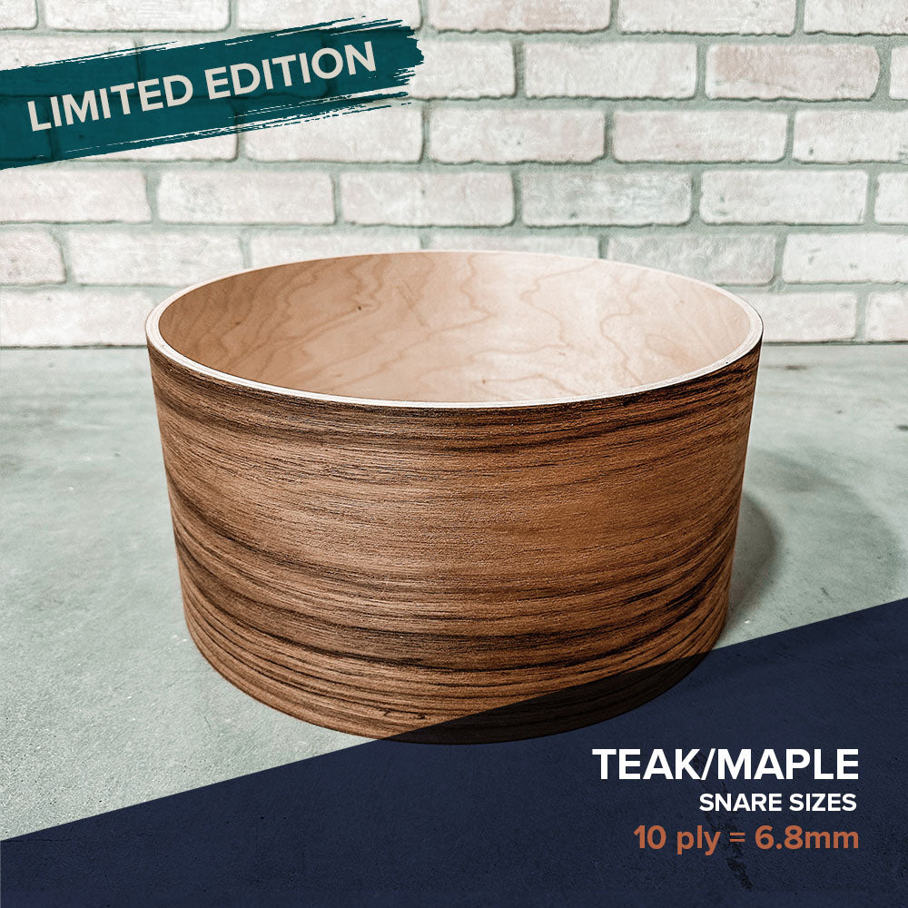 DIY Snare Kit Series [Teak/Maple | 10-Ply]