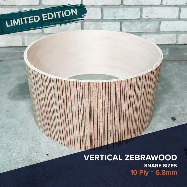 Signature Series [Vertical Zebrawood/Maple | 10-Ply]