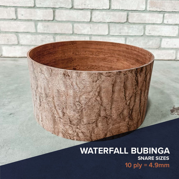 DIY Snare Kit Series [Waterfall Bubinga | 10-Ply]